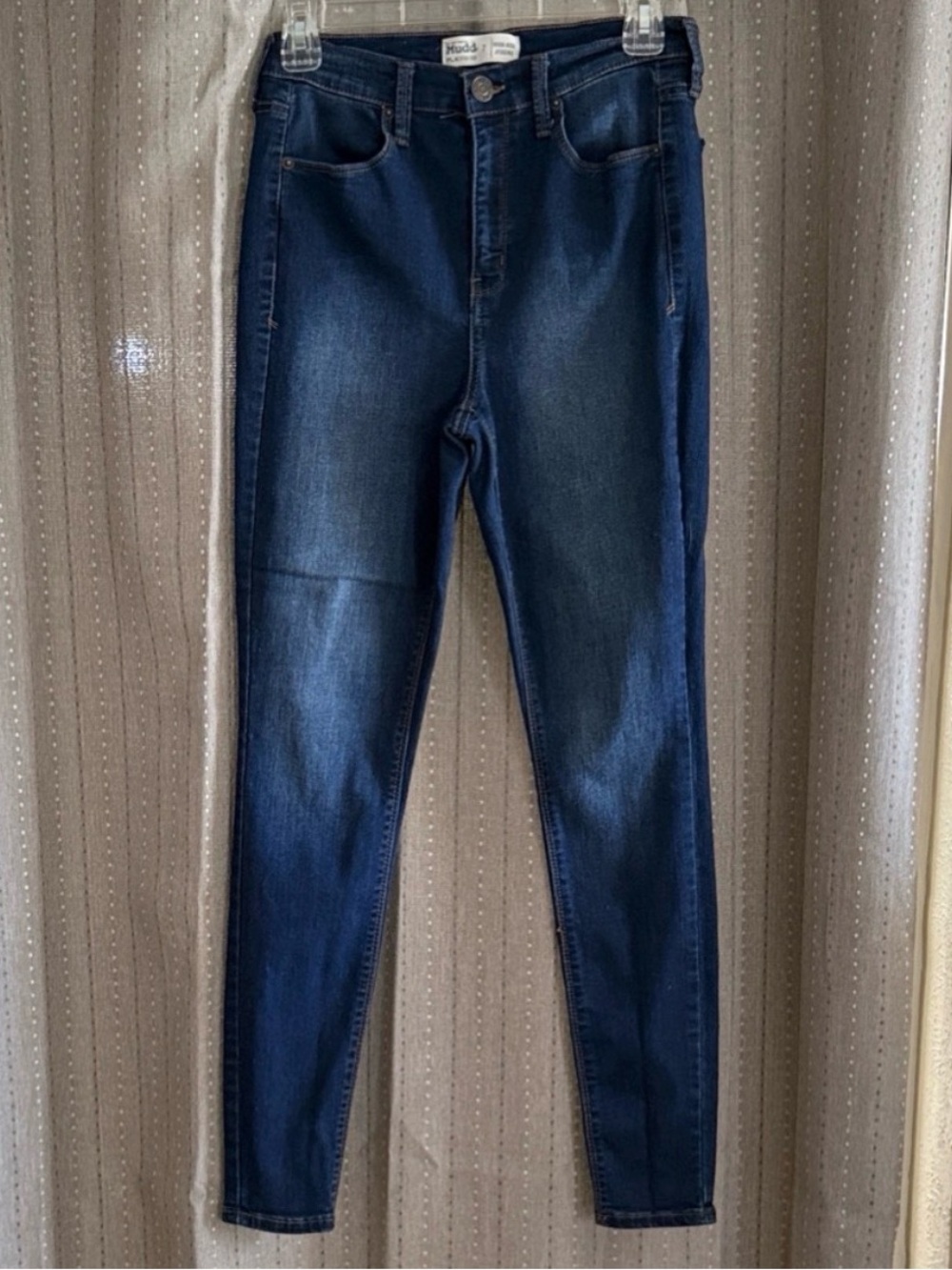 Mudd FLX Stretch High Rise Jegging Jeans Size 7 Dark Wash Skinny